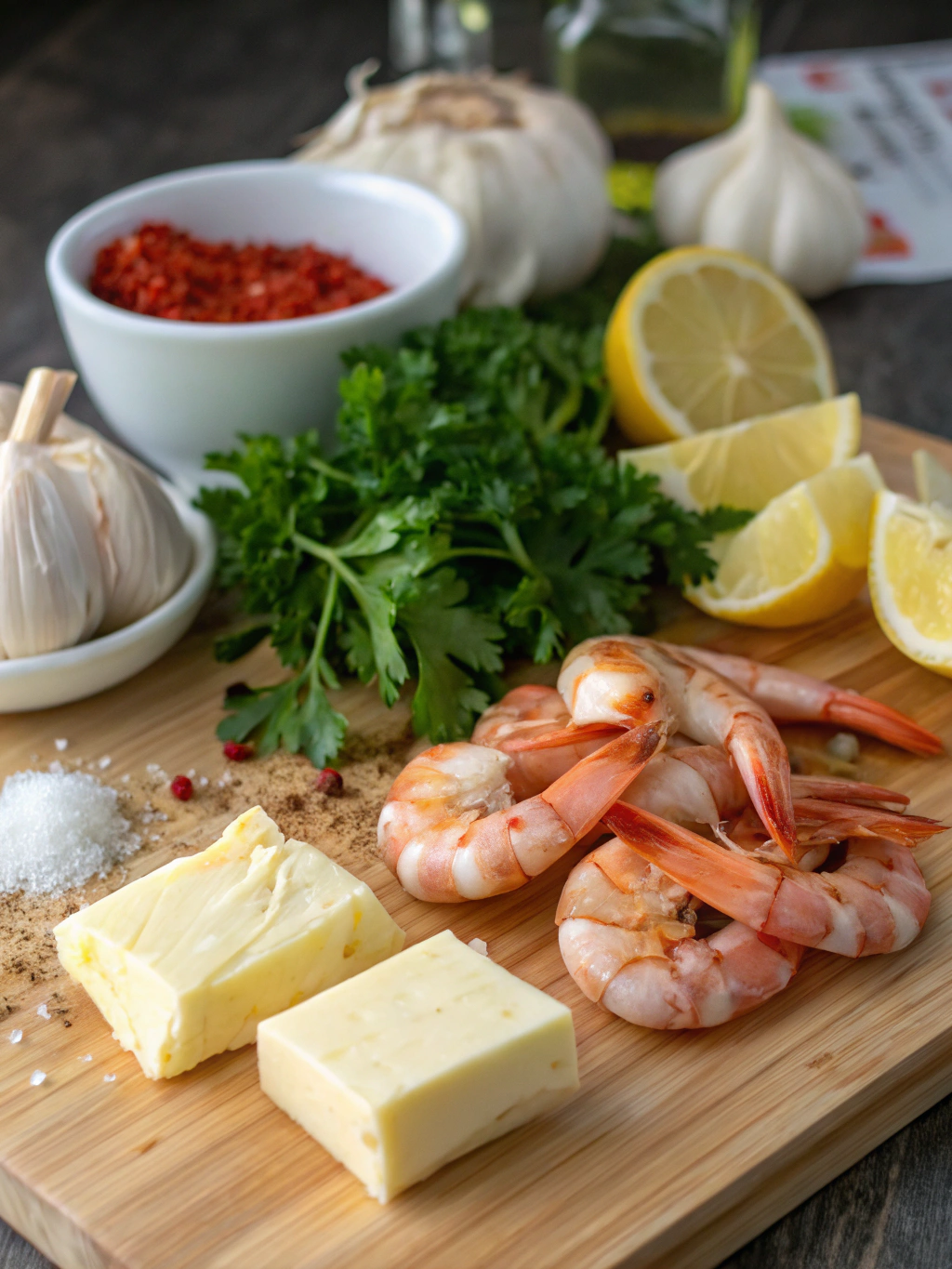 garlic butter shrimp ingredients