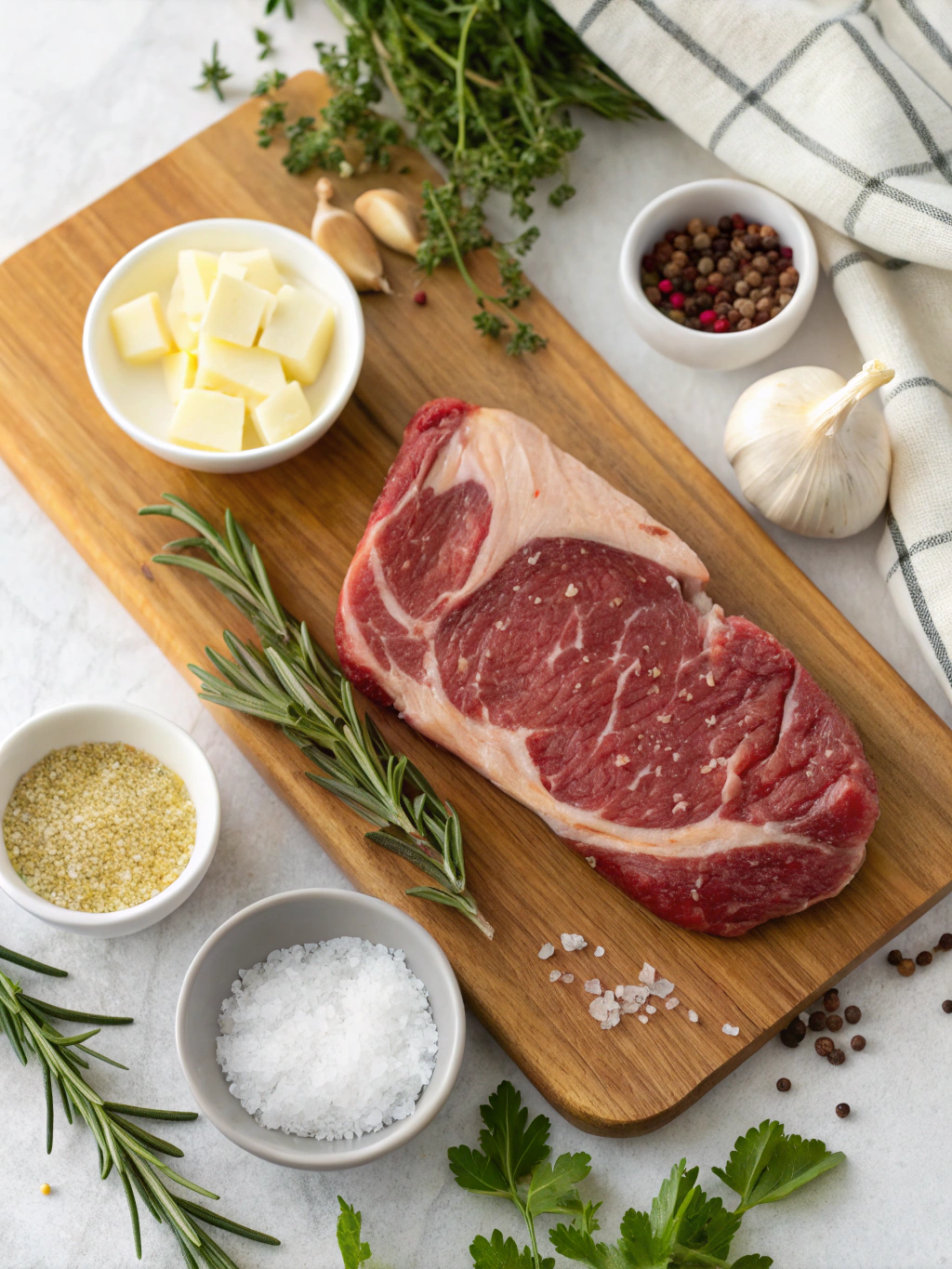 garlic butter ribeye steak ingredients