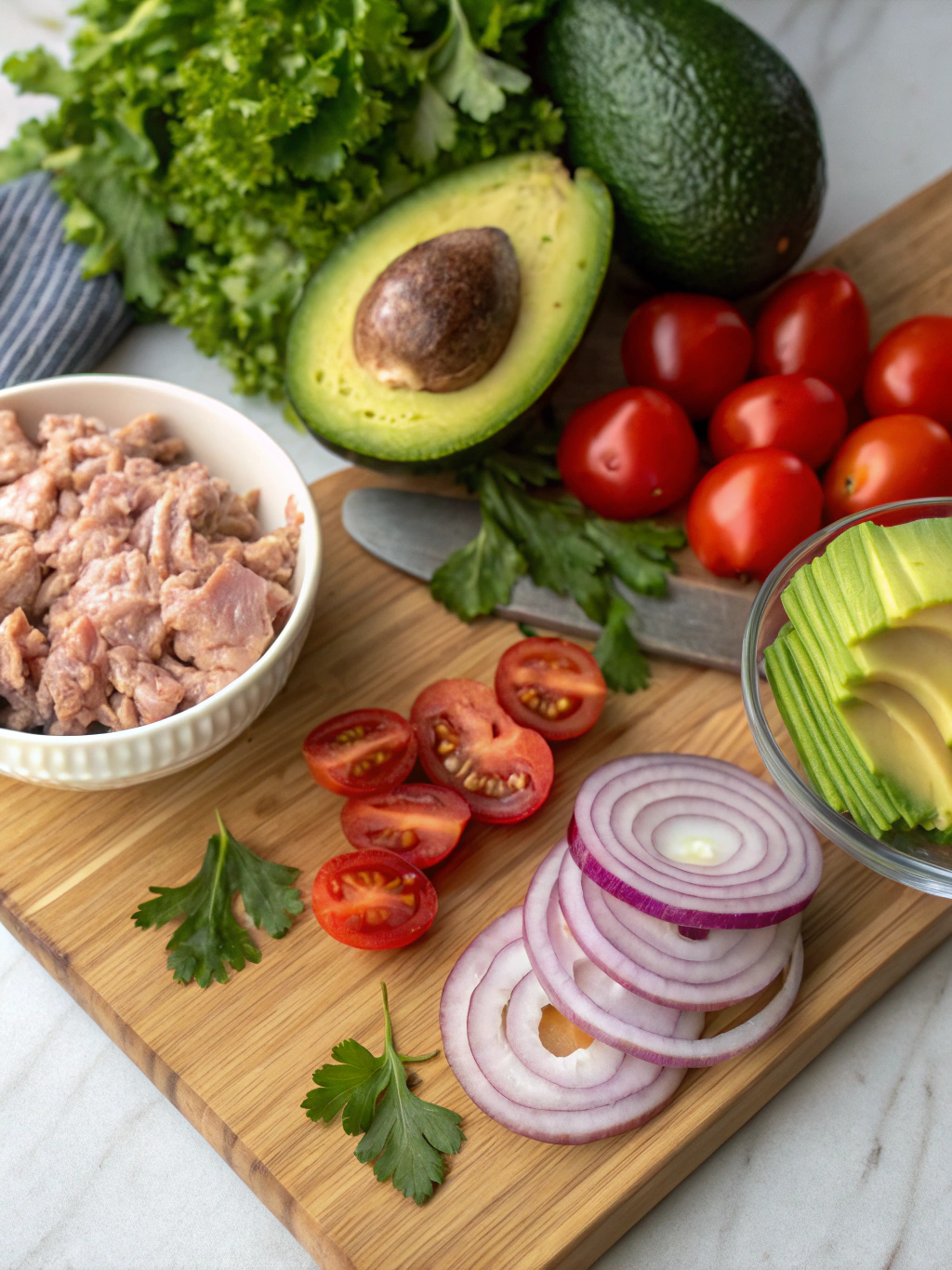 avocado tuna salad ingredients
