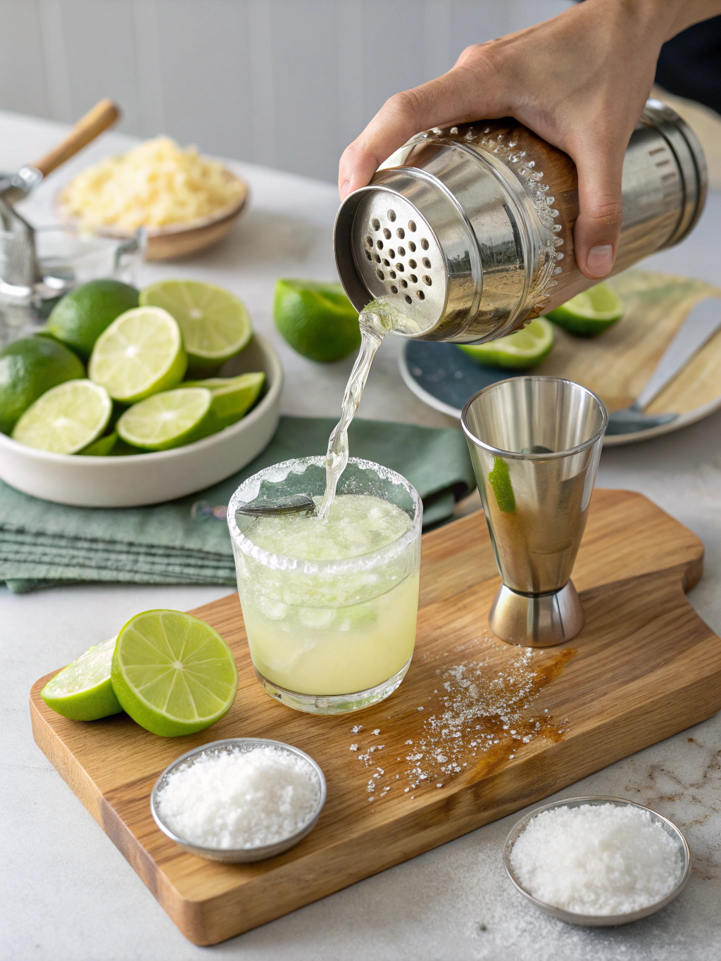 margarita recipe preparing steps