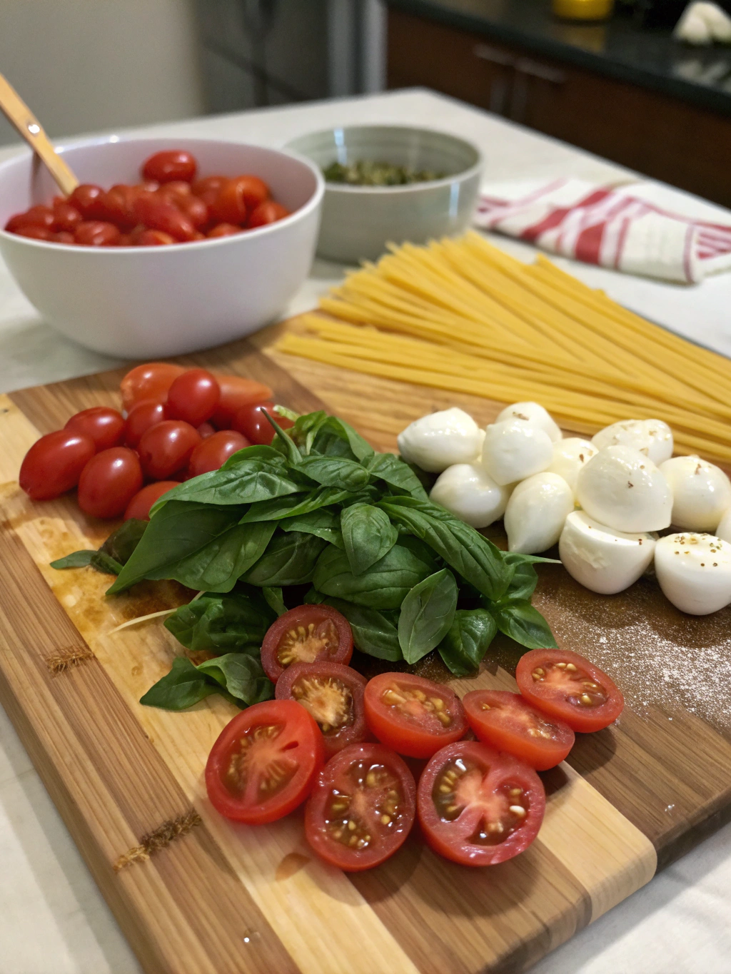 caprese pasta salad ingredients