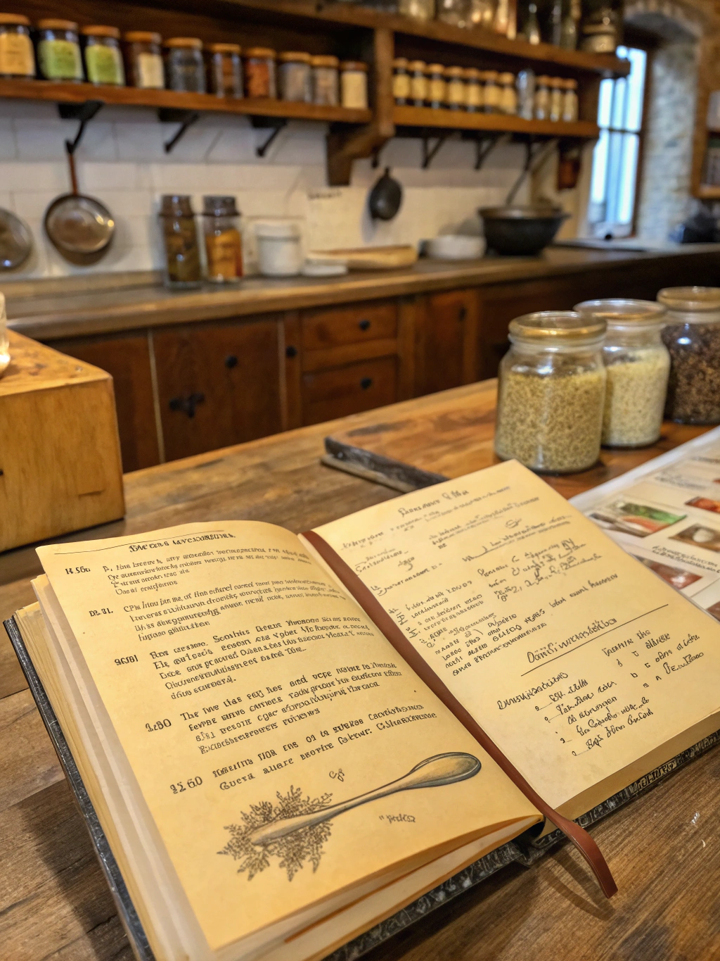 old fashioned recipe preparing steps