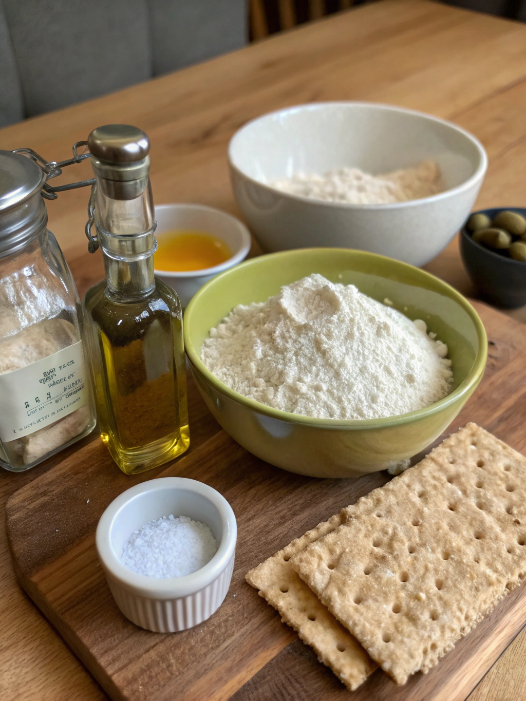 sourdough discard crackers ingredients