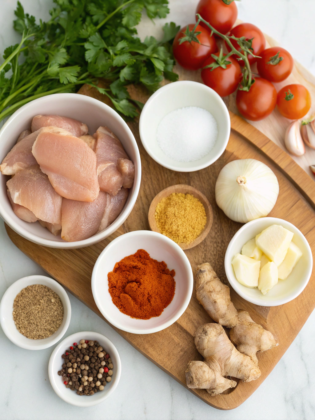 instant pot butter chicken ingredients